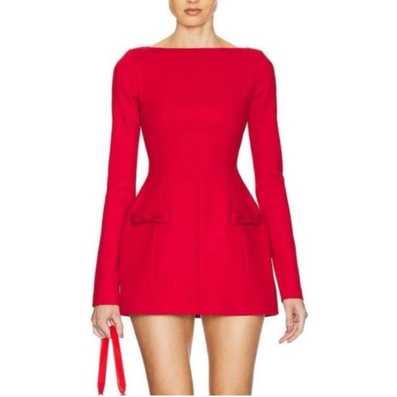 Helsa Dresses & Skirts - Helsa Parasol Red Mini Dress